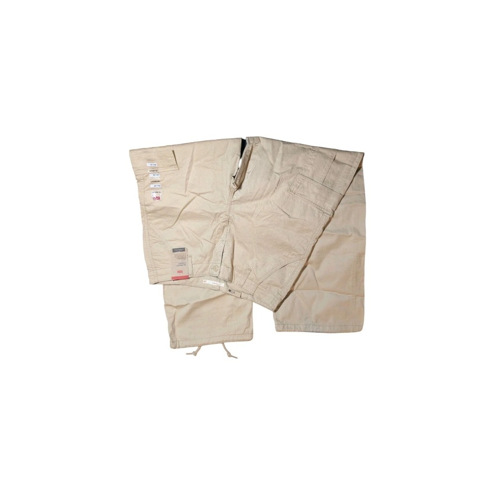 ⭐E5 Levi's 94 Baggy Cargo Pants Adjustable Hem - Size 29 × 30 - Khaki